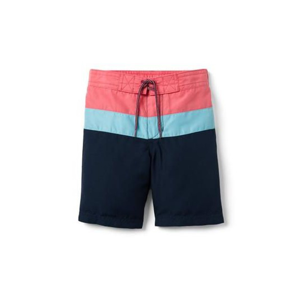 Janie and Jack Other - Janie and Jack NEW pink navy infant swim trunks